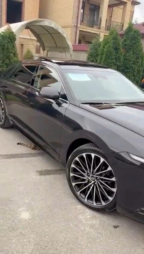 Hyundai Grandeur — клиент показывает автомобиль